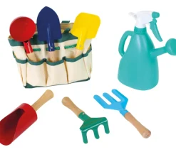 Kit Petit jardinier : sac 6 outils jardin + 1 arrosoir vaporisateur