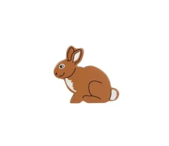 Lapin en bois 6 x 7 x 2.3 cm