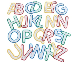 26 lettres de traçage - majuscule effaçable 11.5 cm