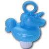 Licorne à pêcher bleu turquoise 11 cm pour pêche aux canards