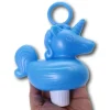 Licorne à pêcher bleu turquoise 15 cm pour pêche aux canards