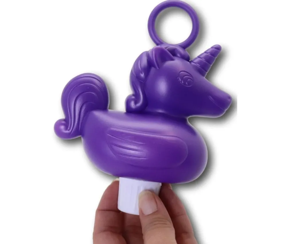 Licorne à pêcher violet 15 cm pour pêche aux canards