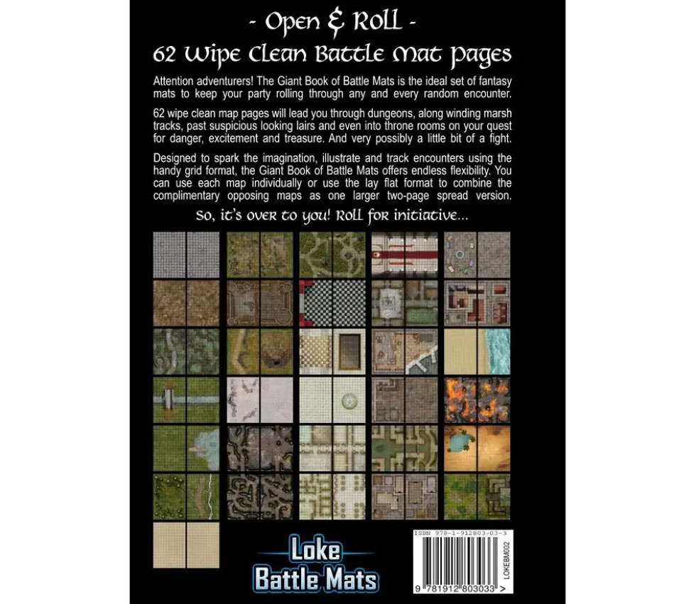 Livre A3 Battle Mats plateaux de jeu Giant Book new modèle