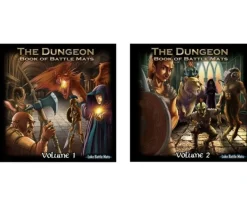 2 Livres Dungeon Battle Mats plateaux de jeu combat