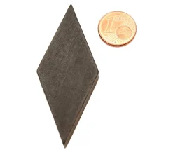 Losange en bois 60 x 25 x 8 mm noir pour jeu achat en ligne