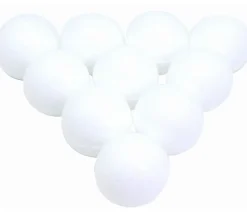 Lot de 10 Boules en polystyrène à personnaliser 30 mm