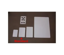Lot de 10 cartes blanches à personnaliser 59 x 91 mm
