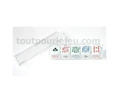 Lot 5 dés poker 16 mm pour poker d'as