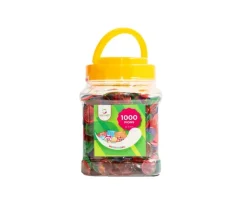 Lot 1000 Jetons 15 mm transparents colorés pour loto ou bingo