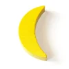 Lune jaune 35 x 18 x 8 mm en bois