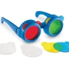 Lunettes jeu optique : mélangeur de couleurs et distorsion