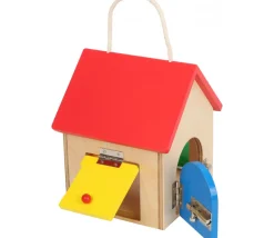 Maison à serrures compacte - jeu de motricité
