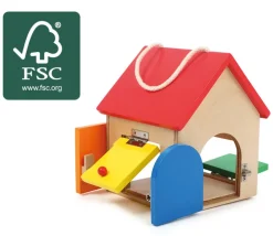 Maison à serrures compacte - jeu de motricité