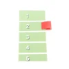 Marqueur clip rouge 13 x 21 mm pince curseur.