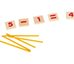Matériel Mathématiques en bois additions et soustractions