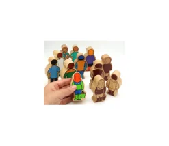 Médecin en bois 100 x 40 x 25 mm personnage jeu