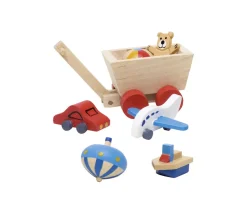 7 miniatures en bois accessoires chambre enfants