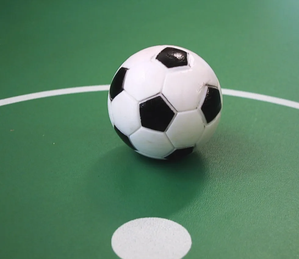 5 mini Ballons style football pour babyfoot