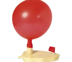 Mini bateau bois ballon à propulsion