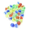 40 mini Billes verre coloré oeil de chat pour jeu 11 mm