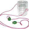 Mini boite loupe ronde transparente vide 4.5 x 4 cm