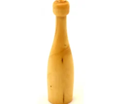 Mini bouteille en bois - pion 12 x 45 mm