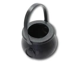 Mini chaudron plastique noir 7 cm
