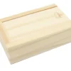 Mini coffret bois avec glissière 8.3 x 5.1 x 2.7 cm