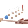 Mini Croquet en bois 4 joueurs TABLE ou intérieur en coffret