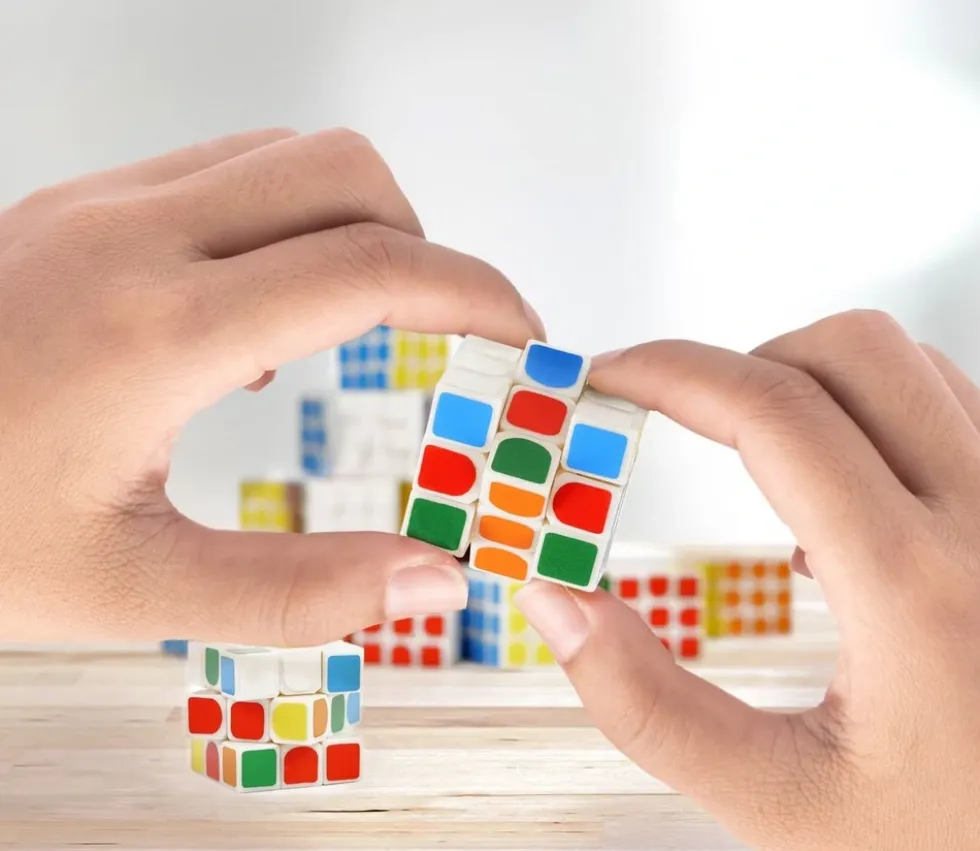 24 Mini cubes - jeux de patience - casse tête