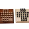 Mini jeu solitaire en bois 12 cm - fabrication française