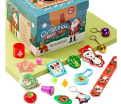 100 Mini jouets Noël enfant - cadeaux surprises, récompense jeux