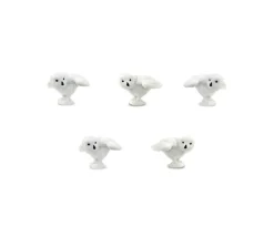 Mini mini figurine Harfang des neiges - hibou 20 x 20 x 10 mm