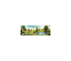 Mini mini Figurine licorne blanche 27 x 25 x 6 mm