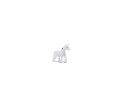 Mini mini Figurine licorne blanche 27 x 25 x 6 mm
