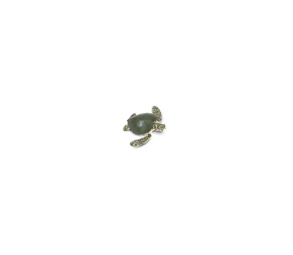 Mini mini Figurine tortue de mer verte 30 x 30 x 9 mm