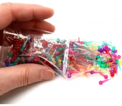 500 mini picots clous translucides 16 mm