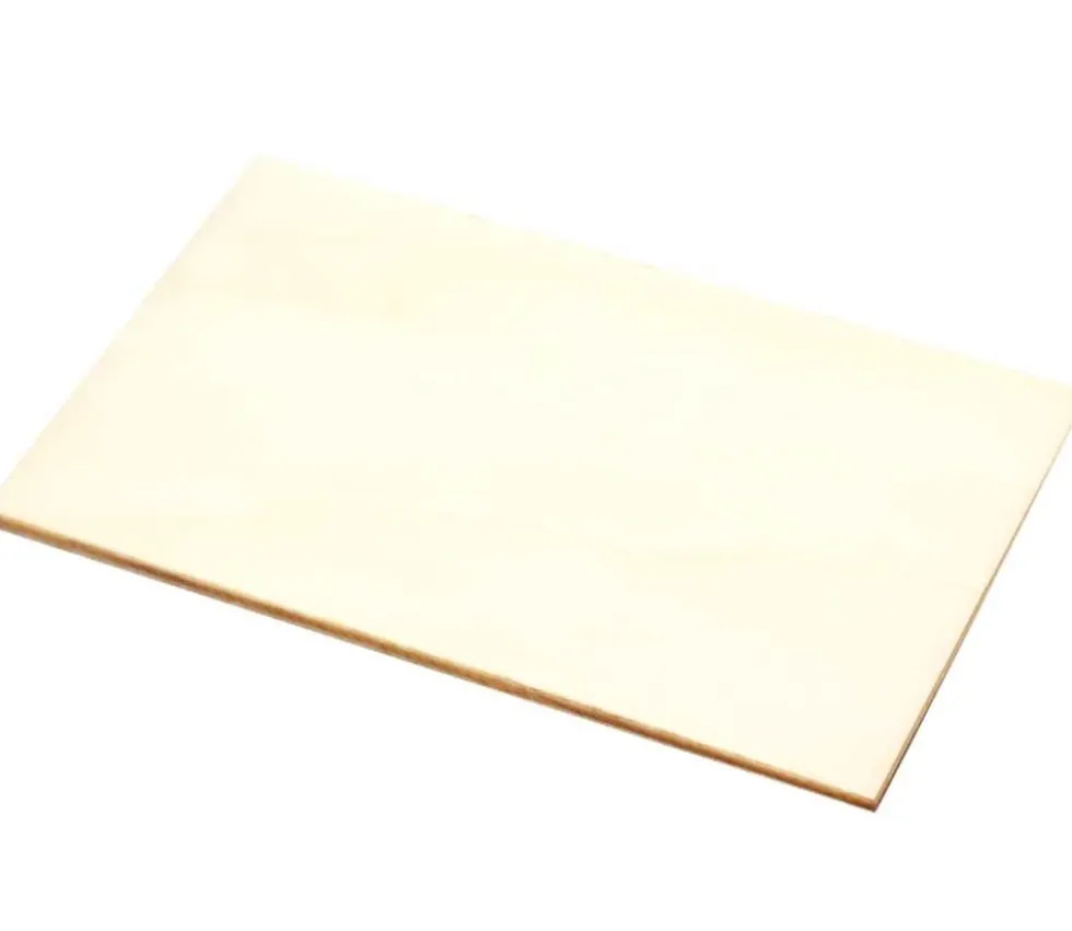 Mini plateau bois rectangle de 12 x 7 cm