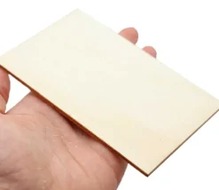 Mini plateau bois rectangle de 12 x 7 cm
