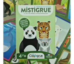 Mistigrue Animaux en danger. Jeu à personnaliser