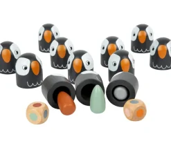 Mémo de couleurs - Pingouins Macareux cache cache