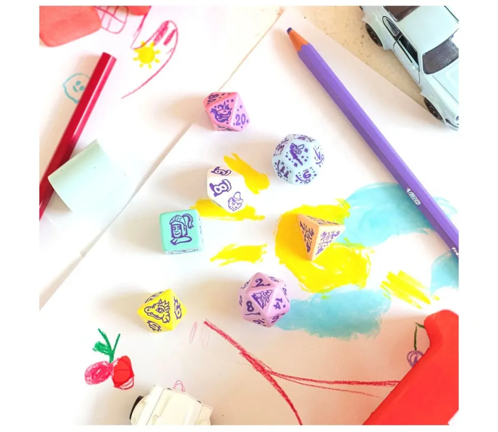 Mon 1er set de dés multi-faces Little Berry