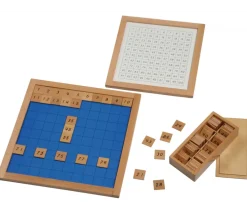 Montessori plateau contrôle centaines