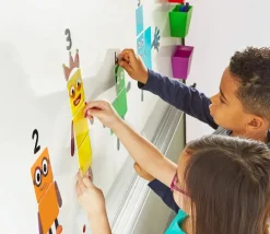 Numberblocks repositionnables pour surfaces lisses : chiffres, personnages