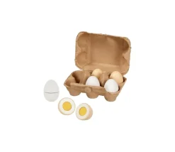 6 oeufs à découper velcro scratch