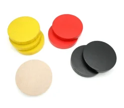 Palet géant de 10 cm en bois coloré 97 x 15 mm