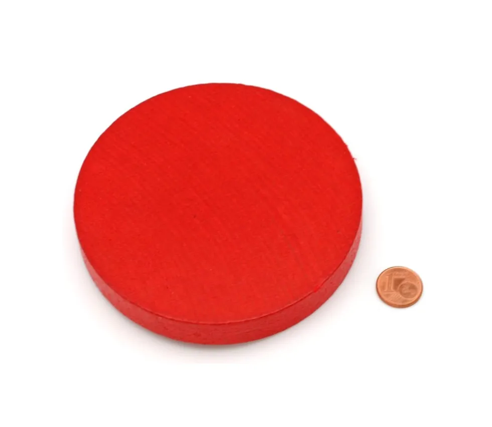 Palet géant de 10 cm en bois coloré 97 x 15 mm