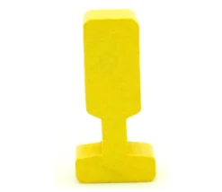 Panneau jaune / verre de champagne