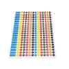 294 pastilles rondes autocollantes 8 mm en 7 couleurs