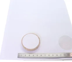 20 Pastilles rondes 45 mm autocollantes blanches étiquettes (pour rond de 5 cm)